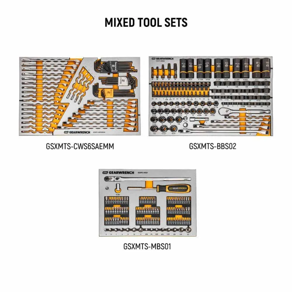 GearWrench MEGAMOD1268 1268-Piece Master Technician Set in Modular Trays with Storage