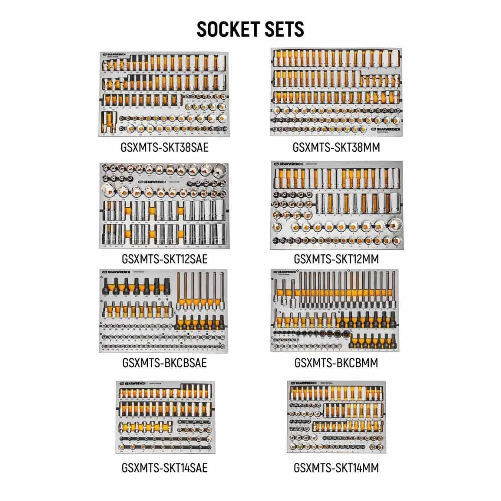 GearWrench MEGAMOD1268 1268-Piece Master Technician Set in Modular Trays with Storage