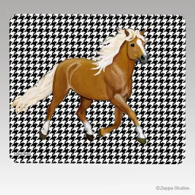 Haflinger Houndstooth Mouse Pads