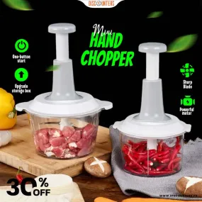 Hand Pushing Chopper Manual Press