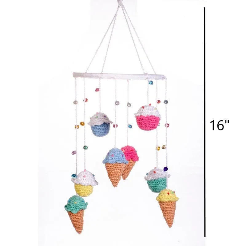 Happy Threads | Dessertland |40 cms | Cute| Cot Mobile| For Babies | Gifting