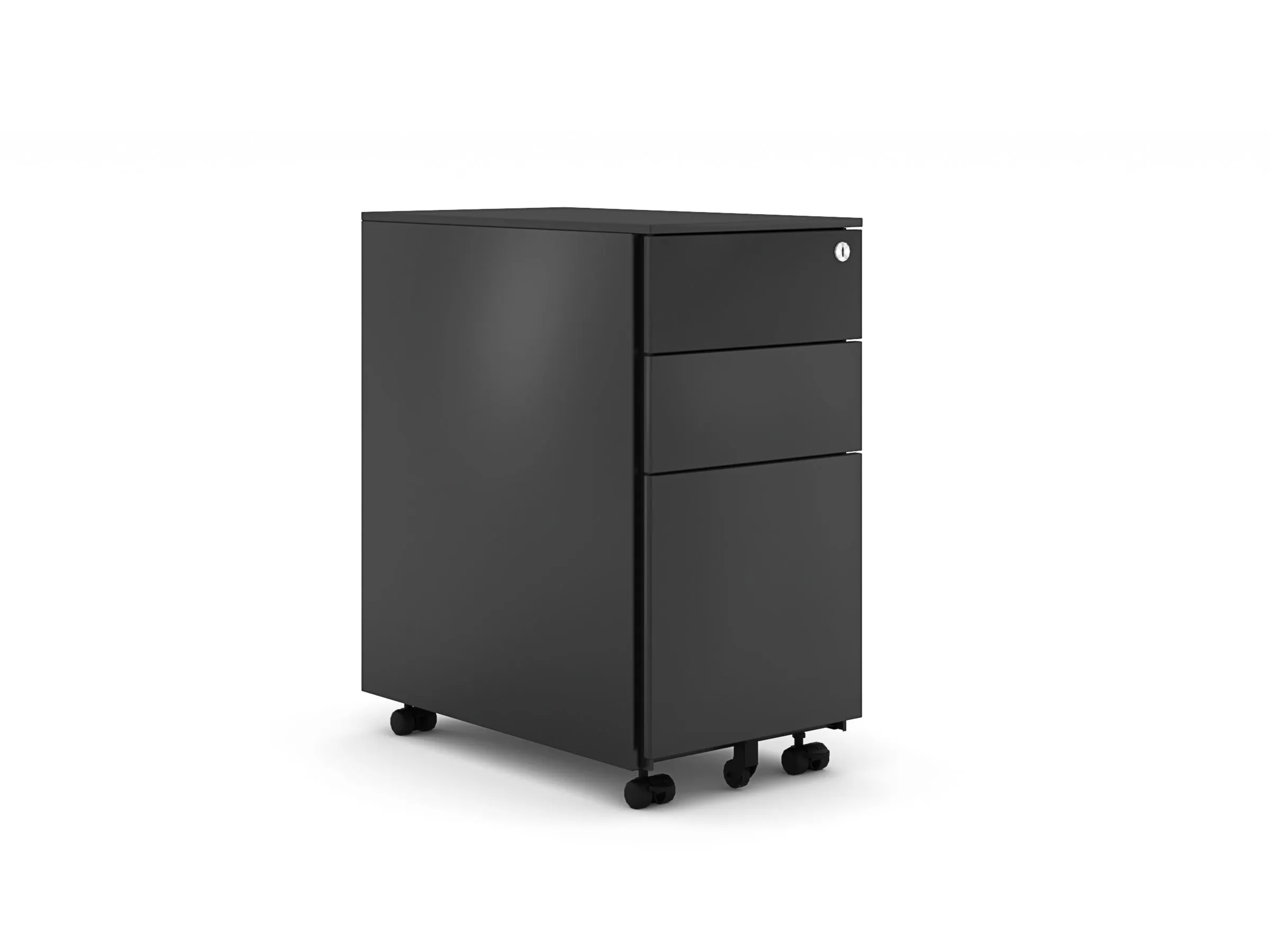 Haworth M Series Mobile Pedestal Matte Black STMSPM9M-BLK