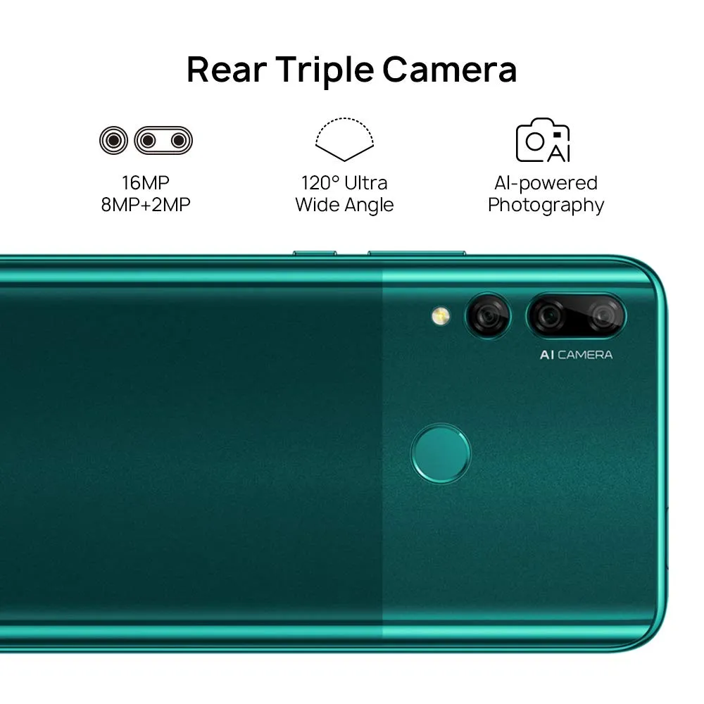 Huawei Y9 Prime 2019 Smartphone, 4 GB   128 GB, Green