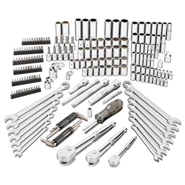 INGERSOLL RAND 205 Piece SAE/Metric Master Mechanics Tool Set