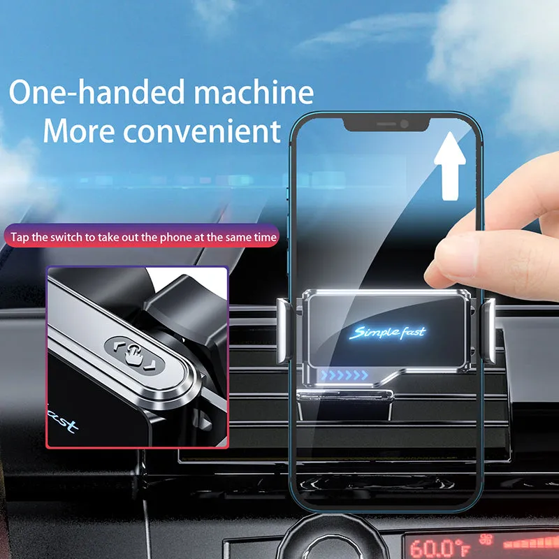 Intelligent Automatic Car Phone Holder  Air Vent Mount Holder For Phone Car Products Universal Stand