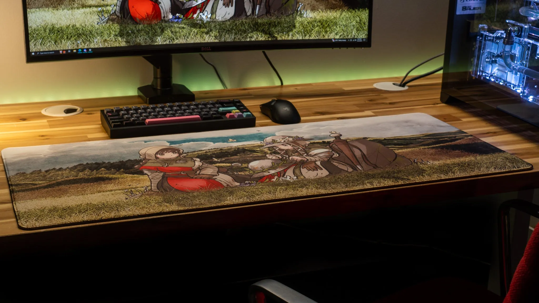 Ironlily "Flora in Spring" Limited Edition Content Creator Collaboration Gaming Deskmat Mouse Pad