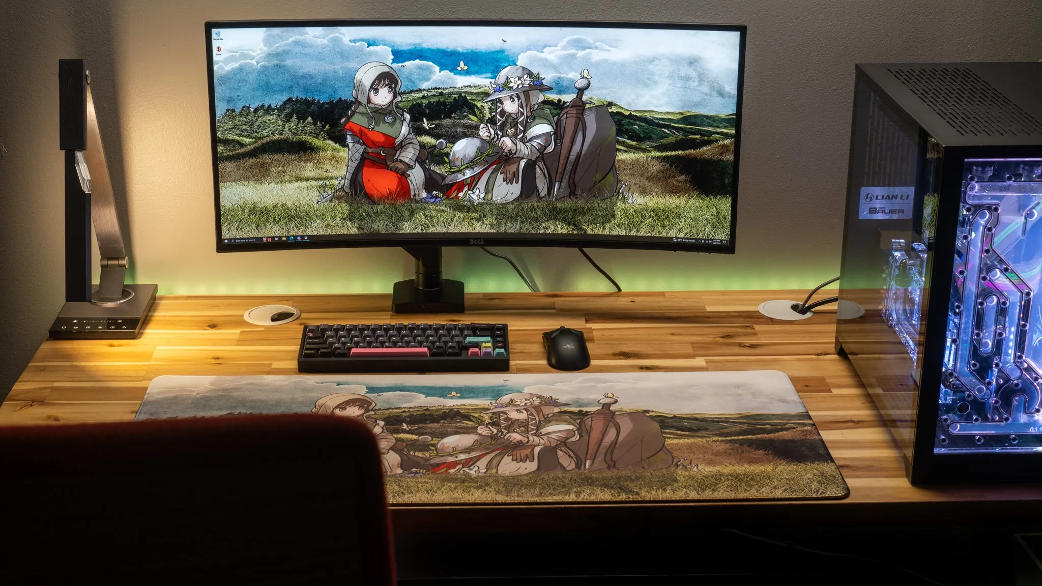 Ironlily "Flora in Spring" Limited Edition Content Creator Collaboration Gaming Deskmat Mouse Pad