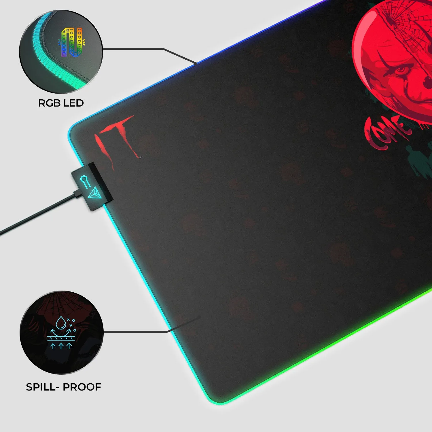 IT - COME HOME Gaming Mouse Pad