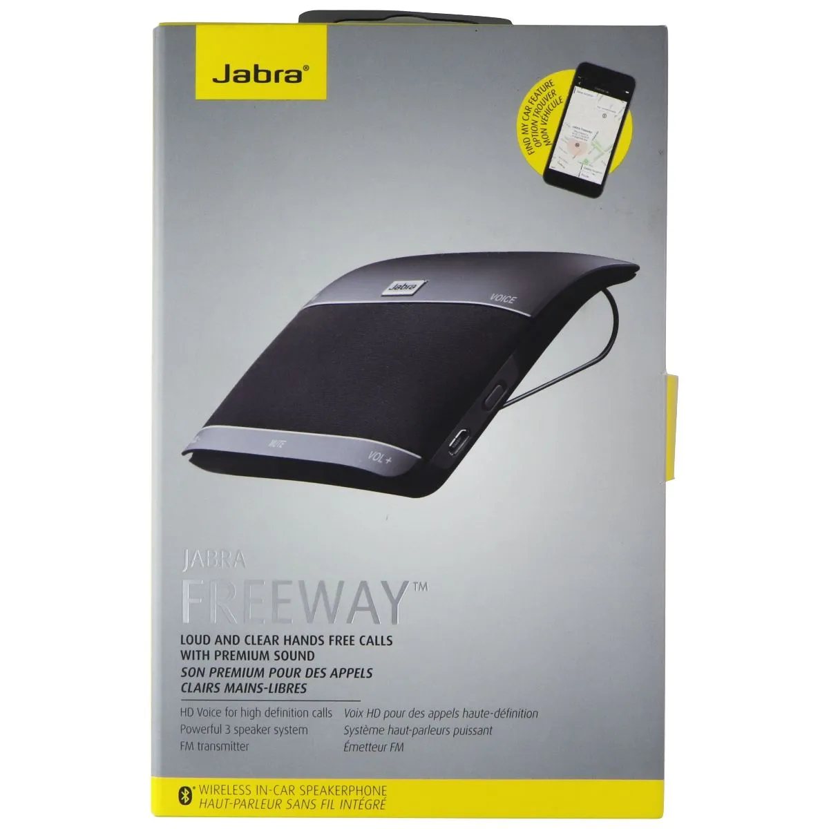 Jabra Freeway Bluetooth In-Car Speakerphone - Black (100-46000000-02)