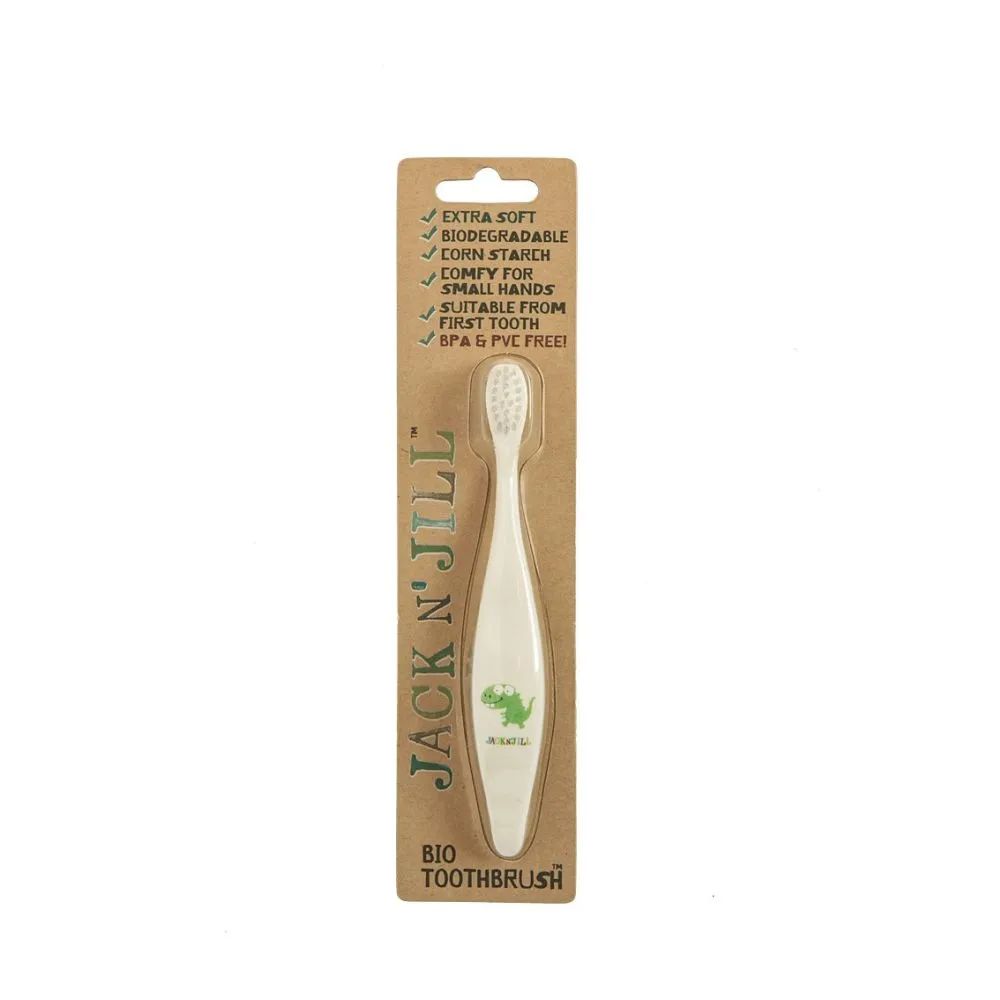 Jack n' Jill Bio Toothbrush, Dino, 1 Toothbrush