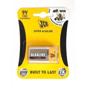 JCB Batteries 9V Alkaline 1Pk