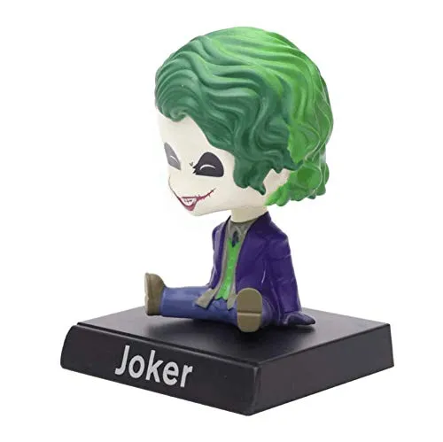 Joker (Purple) Bobblehead With Mobile Holder For Cars | 13 cm |