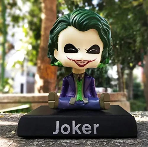 Joker (Purple) Bobblehead With Mobile Holder For Cars | 13 cm |