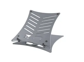 K&M 12197 Folding Laptop Stands (Grey)