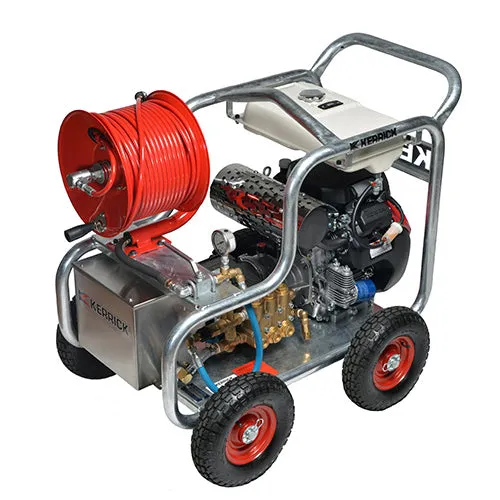 Kerrick HH3030 Jetter Petrol Powered 25HP Honda Motor Mobile 3000PSI Drain Cleaner