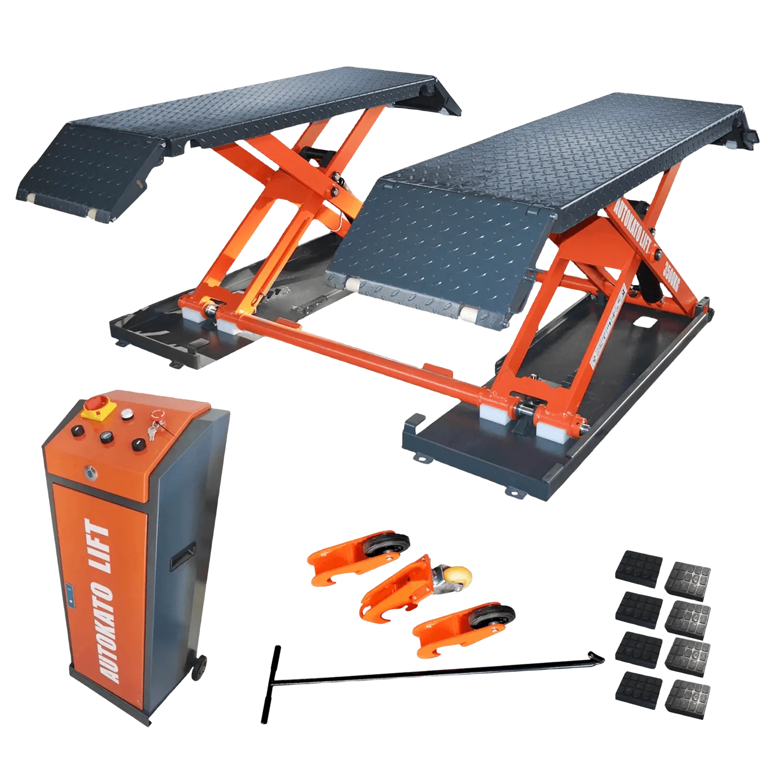 KT-X85 Mid-rise Scissor Lift (Two variations for voltage, 110v and 220v)