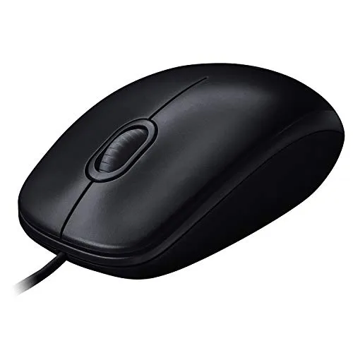 Logitech M90 Wired USB Mouse, 1000 DPI Optical Mouse for PC/Mac/Laptop - Black