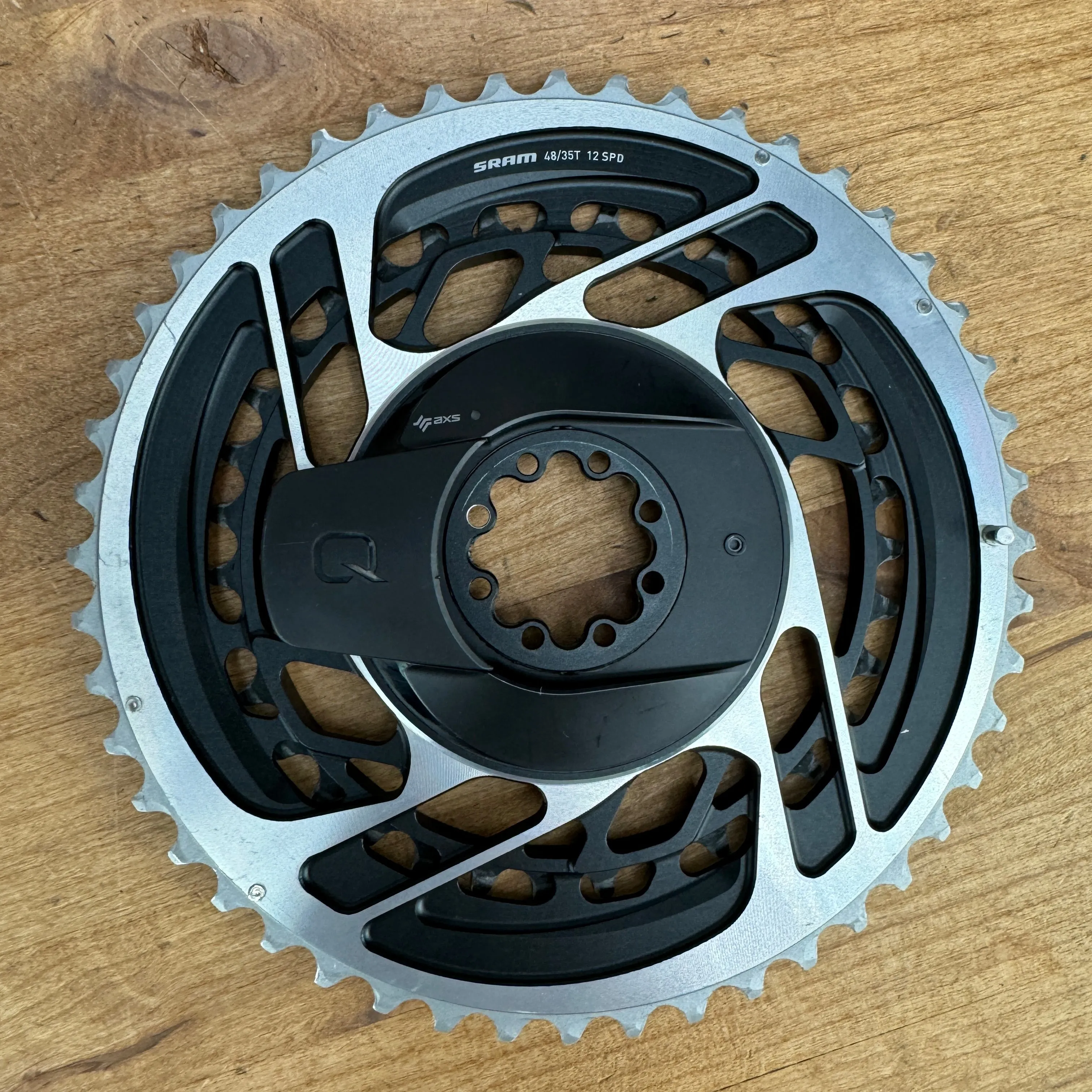 Low Mile! SRAM Red AXS Quarq 48/35t 12-Speed Quarq Power Meter Chainring Set