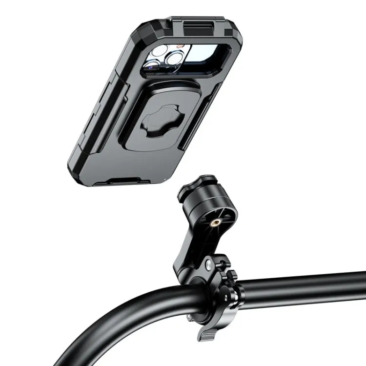 M18L-QD Motorcycle / Bicycle Waterproof Quick Release Mobile Phone Holder