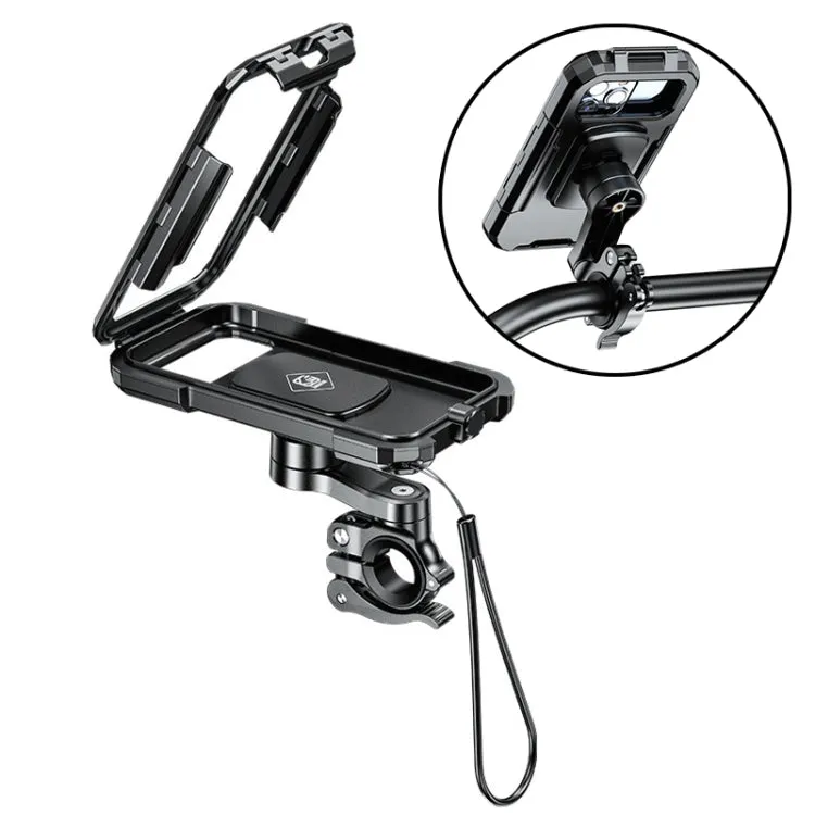 M18L-QD Motorcycle / Bicycle Waterproof Quick Release Mobile Phone Holder