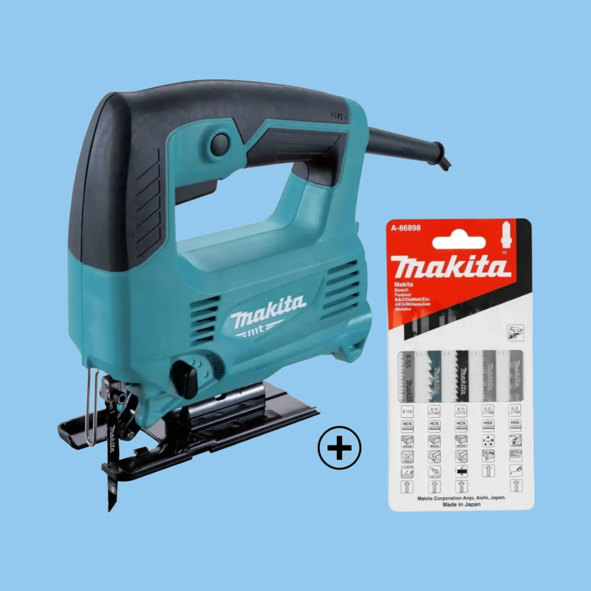 Makita Corded Top Handle Jigsaw, M4301B (450 W)