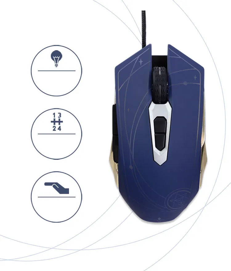 Medium5 - Stardust Wired Mouse Moeyu