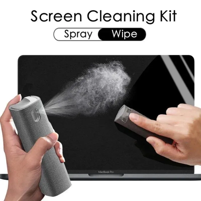 Microfiber Screen Cleaner: Versatile Electronic & Glasses Cleaning Spray