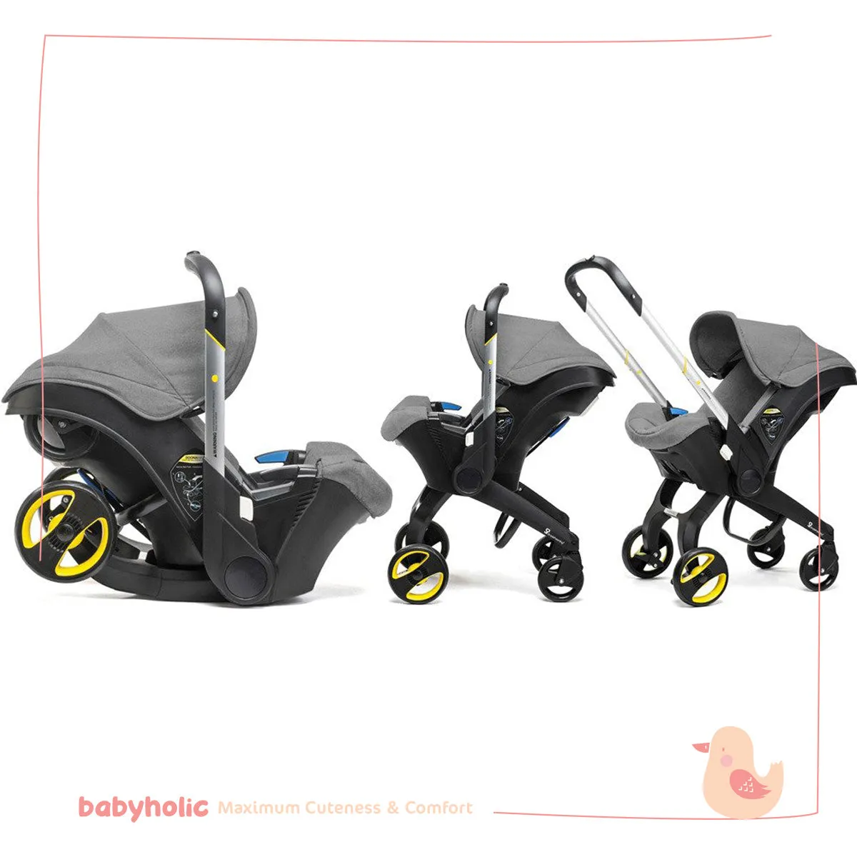 Mobile Infant Car Seat - Hound Grey