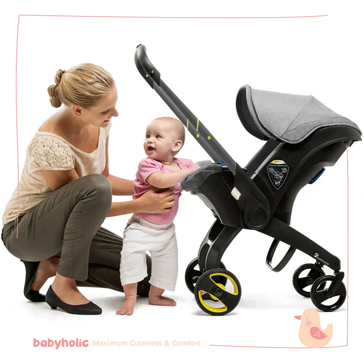 Mobile Infant Car Seat - Hound Grey