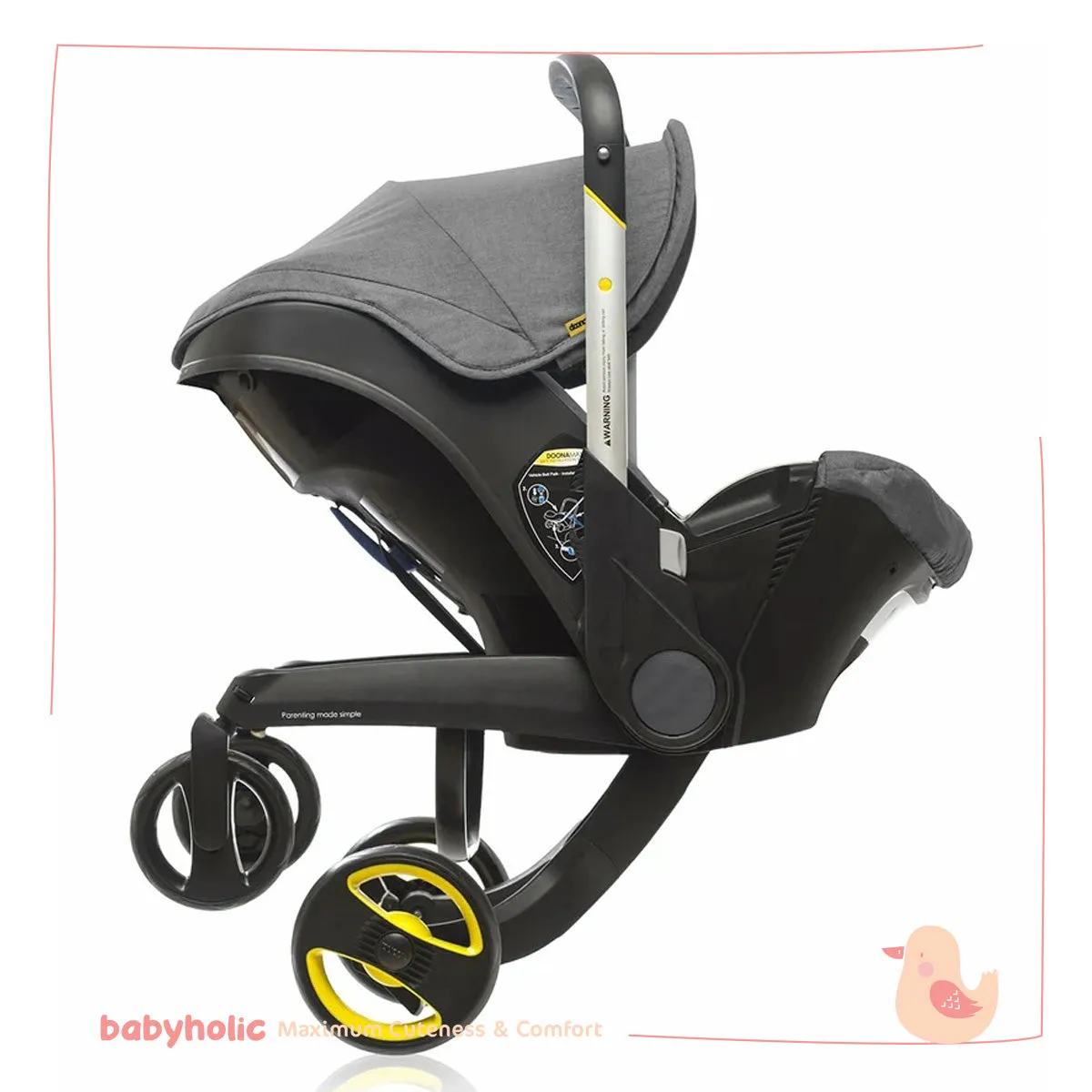 Mobile Infant Car Seat - Hound Grey