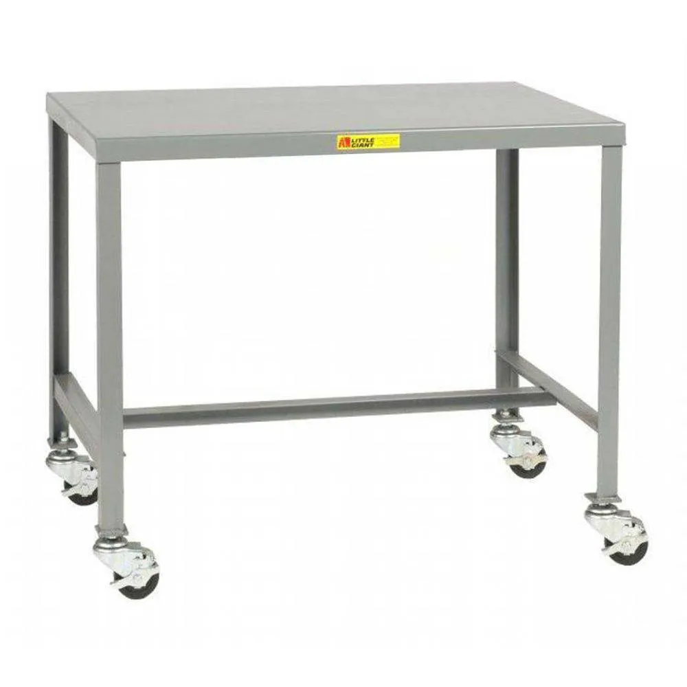 Mobile Steel Top Machine Table (18" Tall)