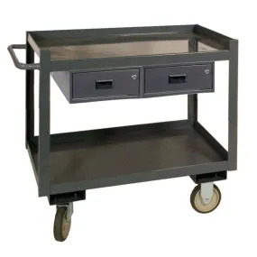 Mobile Work Station Cart w/ 2 Drawers