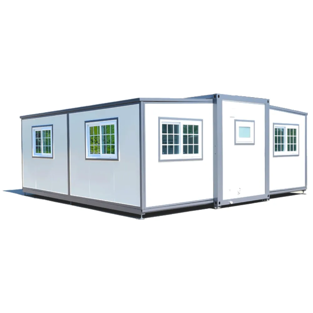 Modern Office Expandable Prefab House 19ft x 20ft with Cabinet PM00011902