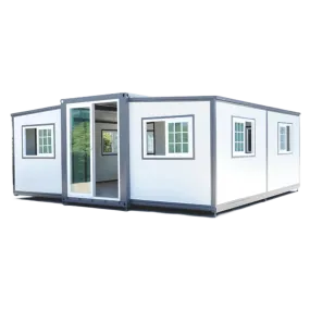 Modern Office Expandable Prefab House 19ft x 20ft with Cabinet PM00011902