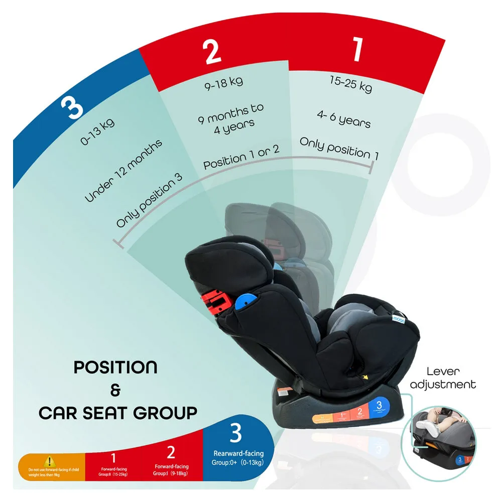 Moon Sumo Car Seat Black