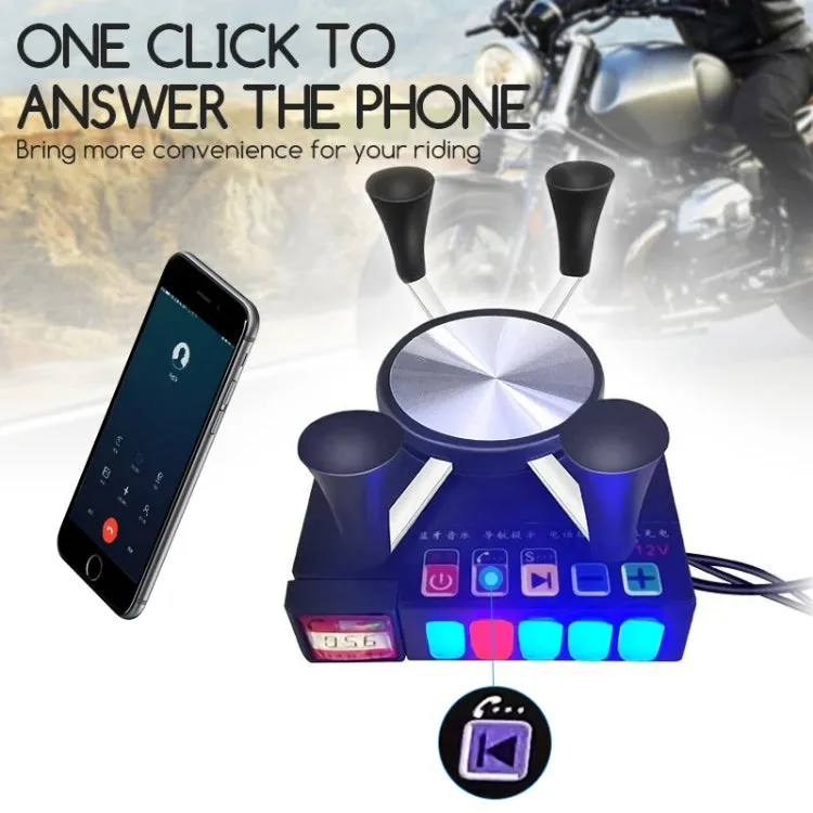 Motorcycle Mobile Phone Charging Stand With Bluetooth MP3 Speaker(YL-056)