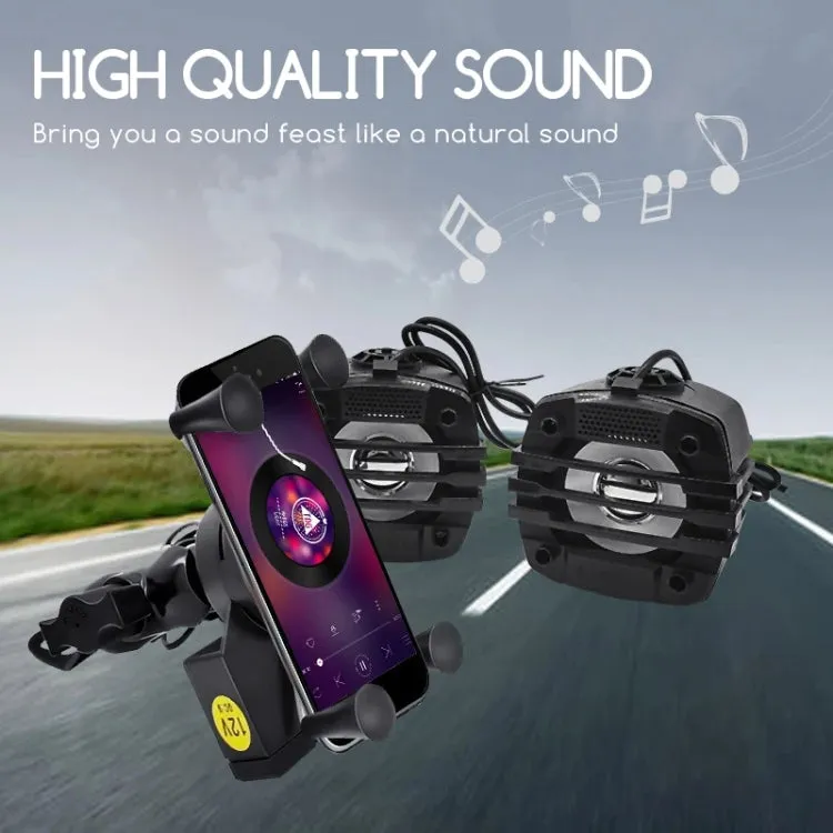 Motorcycle Mobile Phone Charging Stand With Bluetooth MP3 Speaker(YL-056)