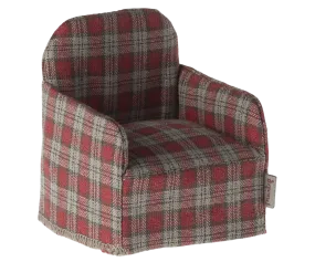 Mouse Chair | Red checker