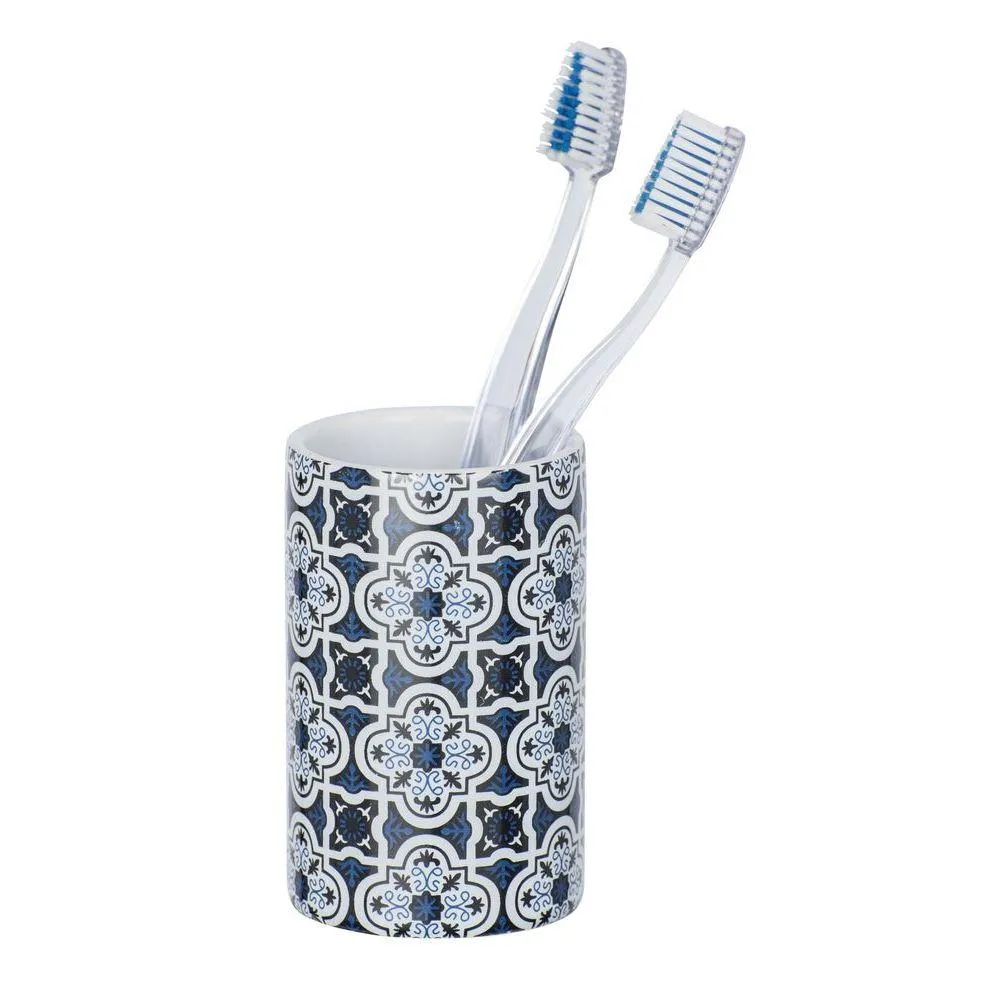 Murcia Ceramic Toothbrush Tumbler Blue