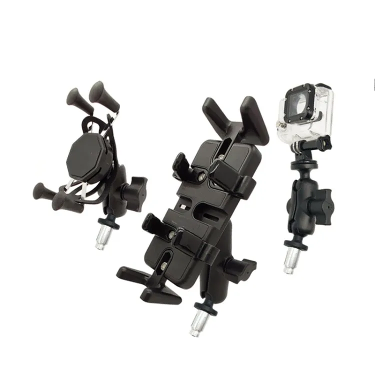 N-P090 Hollow Ball Head Loading Mobile Phone Bracket Handlebar Holder