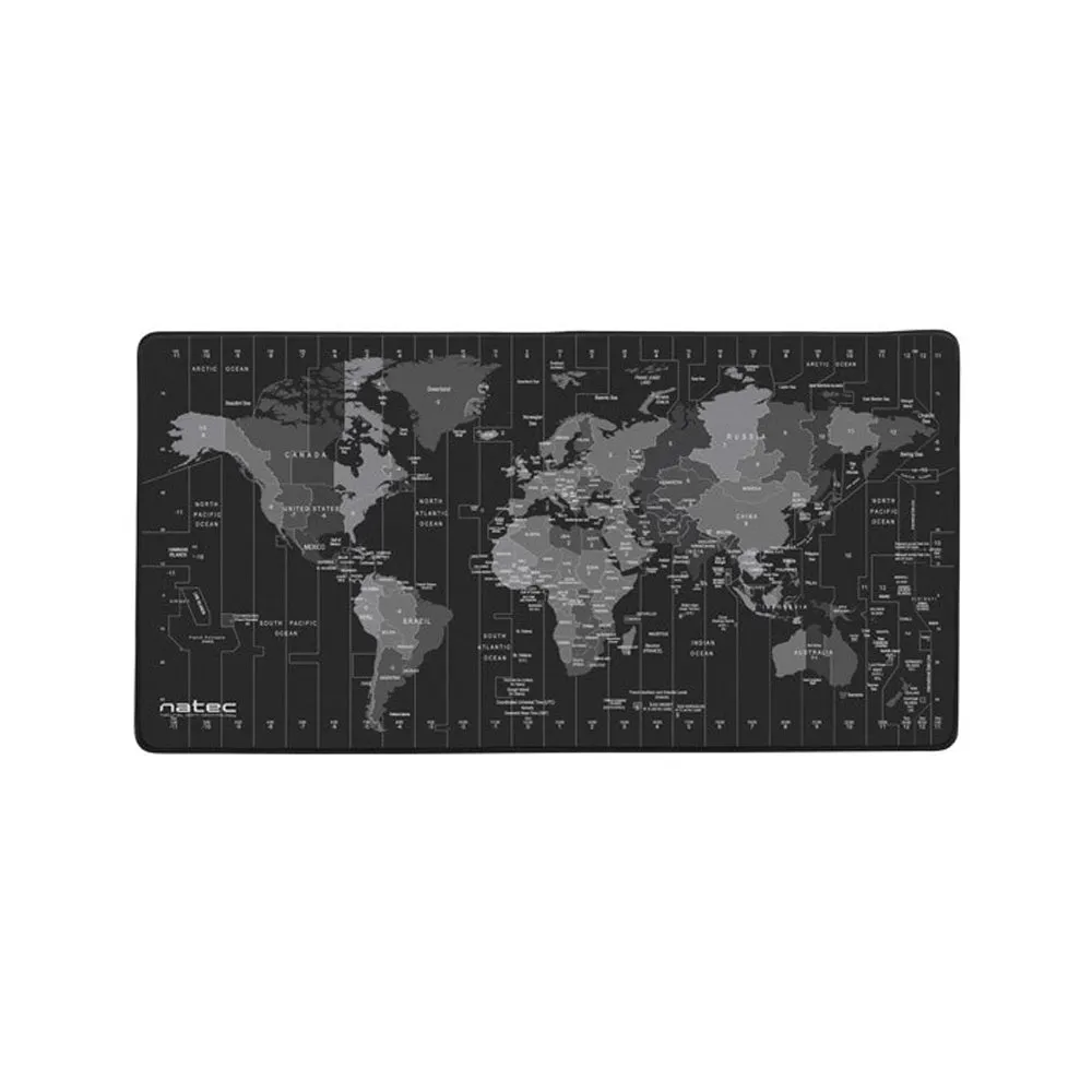 Natec Time Zone Map Mouse Pad XL