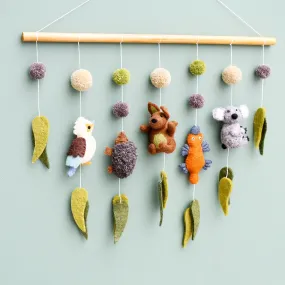 Nursery Cot Mobile Hanging - Australian Animals