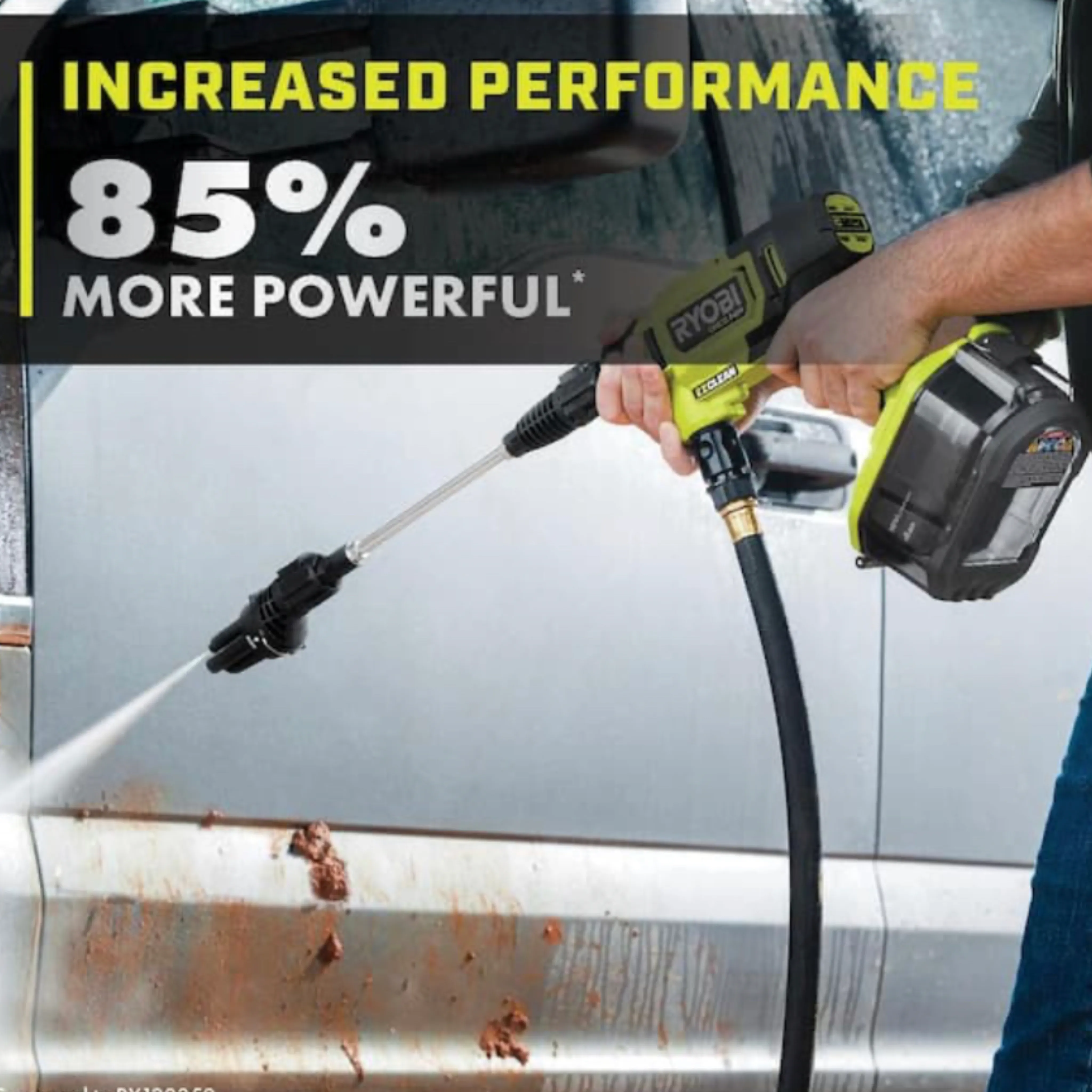 ONE  HP 18-Volt Brushless EZClean 600 PSI 0.7 GPM Cordless Cold Water Power Cleaner (Tool Only)