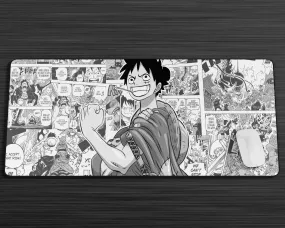 One Piece Luffy Manga Gaming Mouse Pad