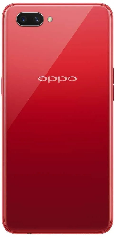 Oppo A3S Dual SIM - 16GB, 2GB RAM, 4G LTE, Red