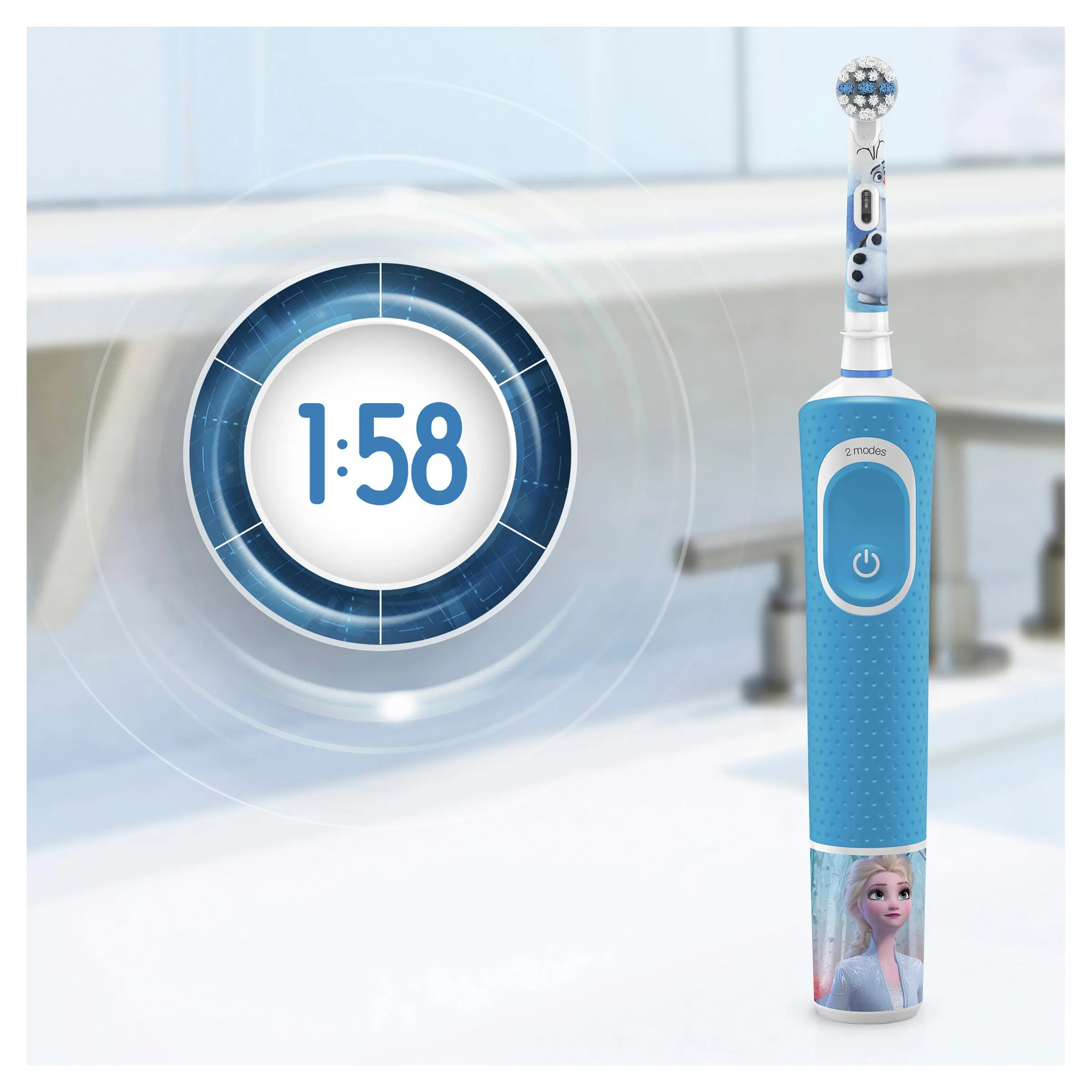 Oral-B Pro 100 Kids Rechargeable Toothbrush 1 Count Frozen