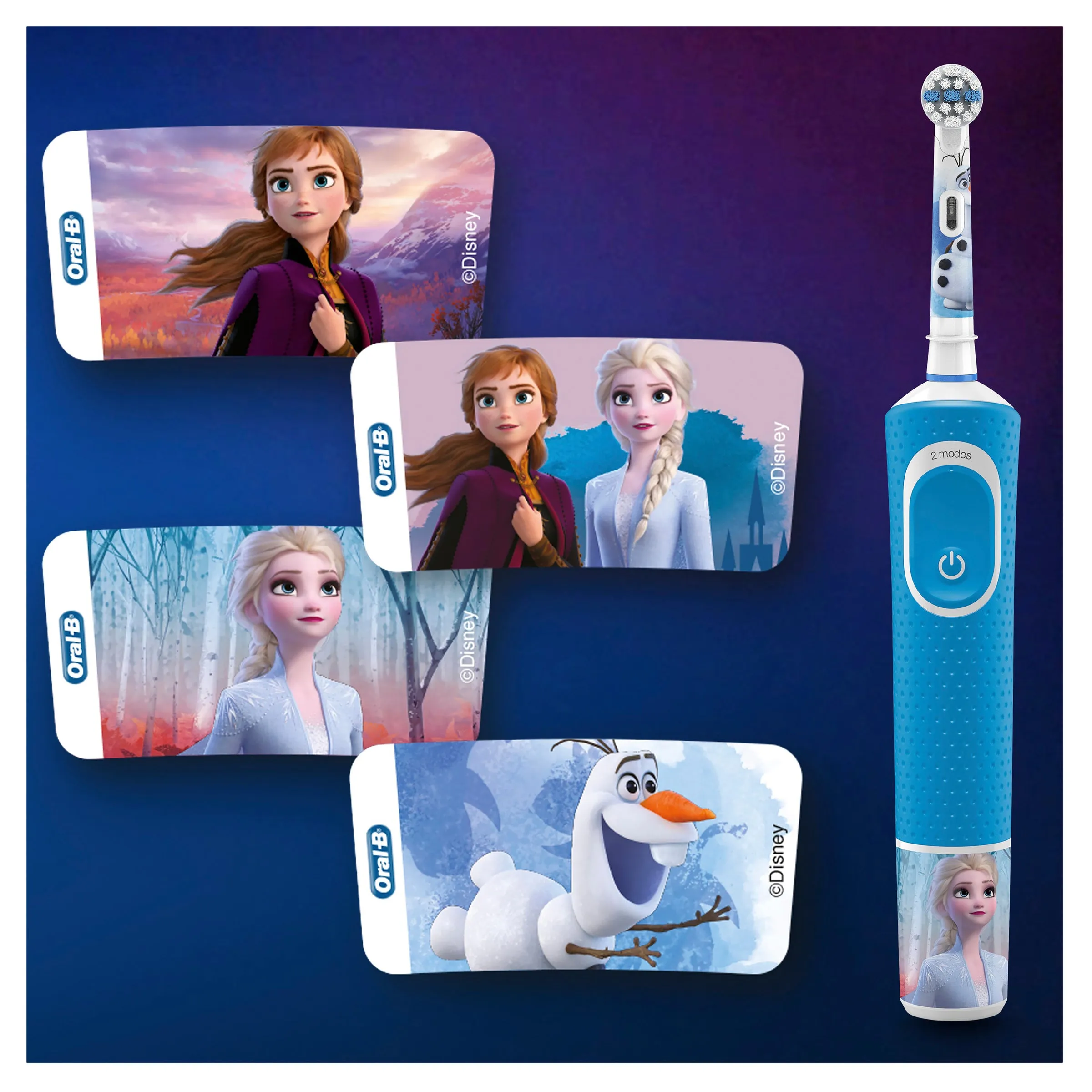 Oral-B Pro 100 Kids Rechargeable Toothbrush 1 Count Frozen