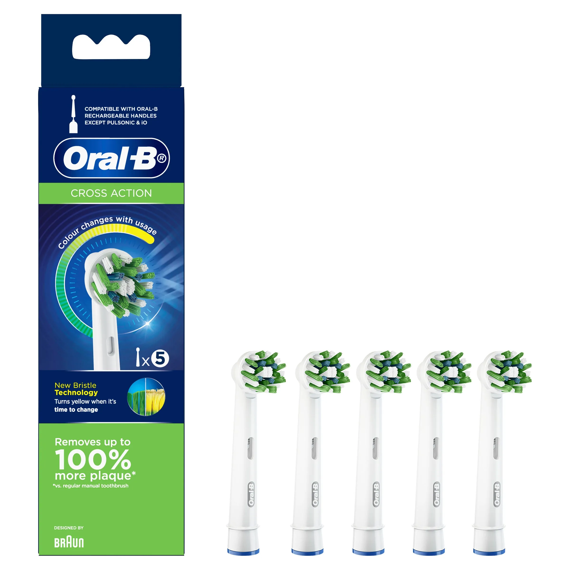 Oral-B Vitality Cross Action Refill 5s