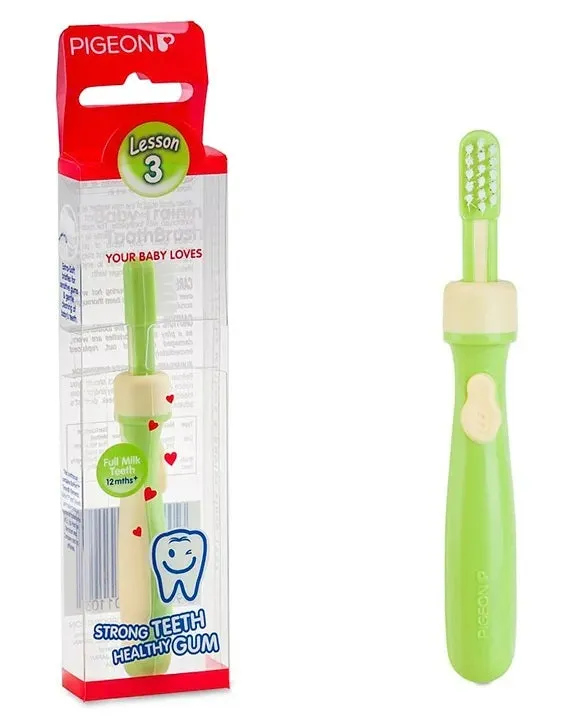 Pigeon Training Green Toothbrush 1 PC