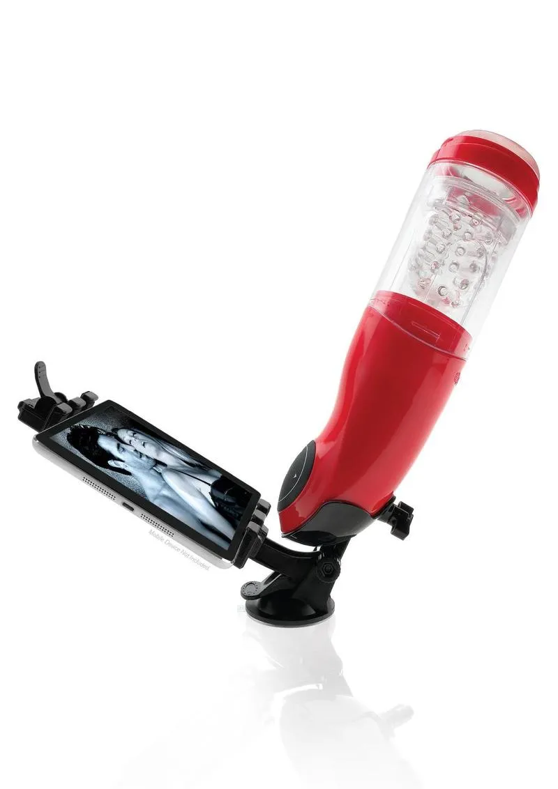 Pipedream Extreme Toyz Rechargeable Mega-Bator Mouth Masturbator - Mouth